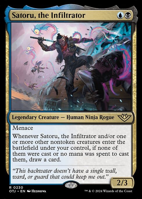 Magic the Gathering Card - Satoru, the Infiltrator - MTG Circle