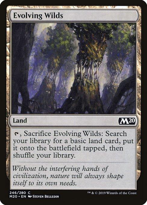 Magic the Gathering Card - Evolving Wilds - MTG Circle