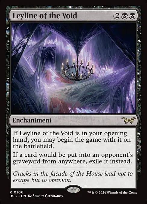 Magic the Gathering Card - Leyline of the Void - MTG Circle