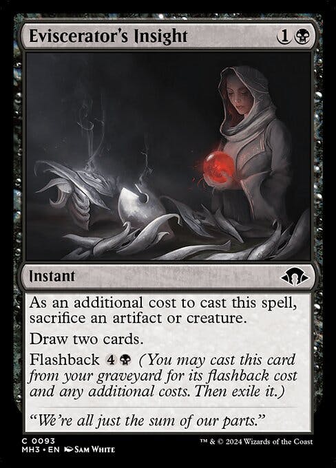 Magic the Gathering Card - Eviscerator's Insight - MTG Circle