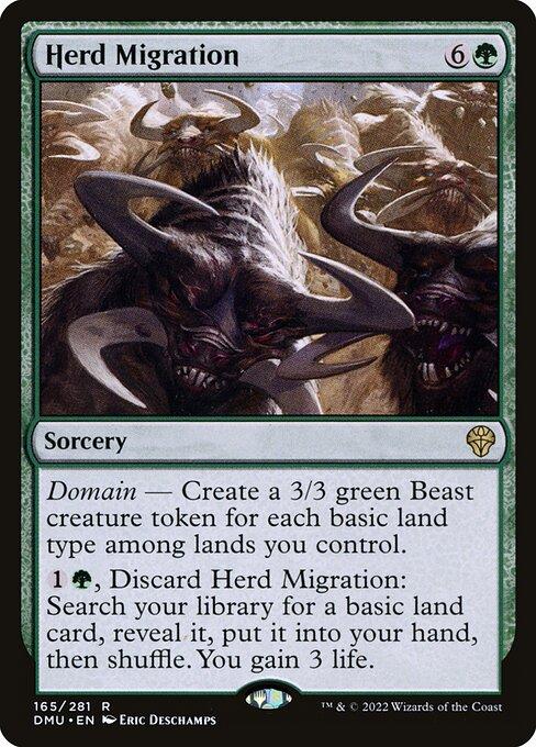 Magic the Gathering Card - Herd Migration - MTG Circle