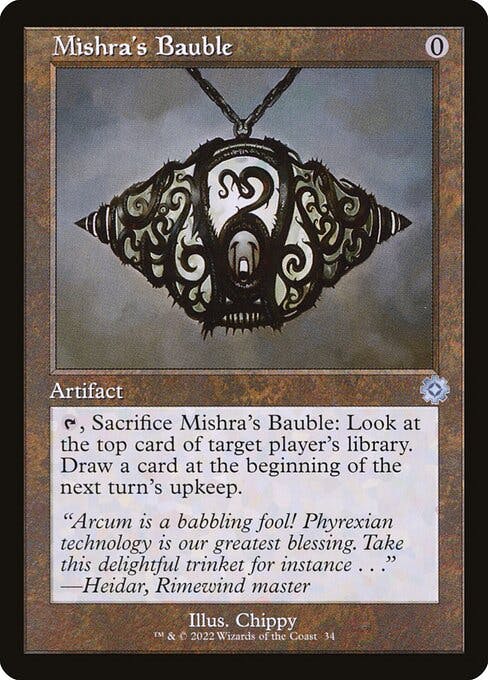 Magic the Gathering Card - Mishra's Bauble - MTG Circle