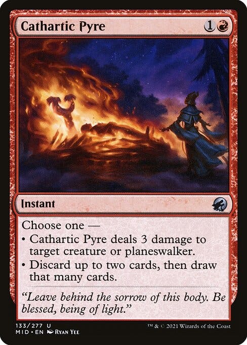 Magic the Gathering Card - Cathartic Pyre - MTG Circle