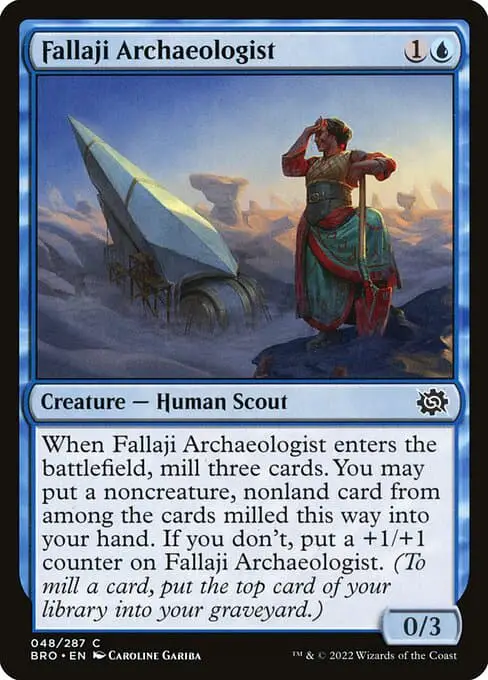 Magic the Gathering Card - Fallaji Archaeologist - MTG Circle