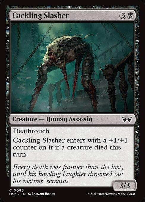 Magic the Gathering Card - Cackling Slasher - MTG Circle