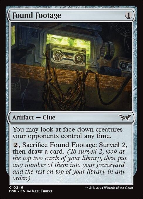 Magic the Gathering Card - Found Footage - MTG Circle