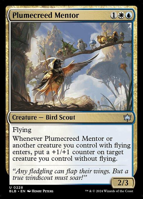 Magic the Gathering Card - Plumecreed Mentor - MTG Circle