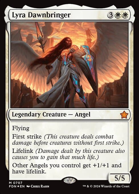 Magic the Gathering Card - Lyra Dawnbringer - MTG Circle