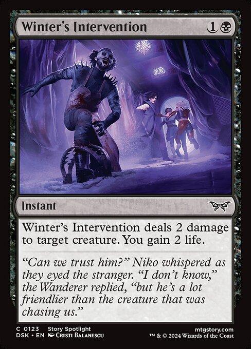 Magic the Gathering Card - Winter's Intervention - MTG Circle