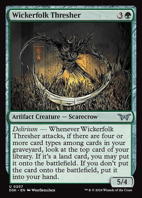 Magic the Gathering Card - Wickerfolk Thresher - MTG Circle