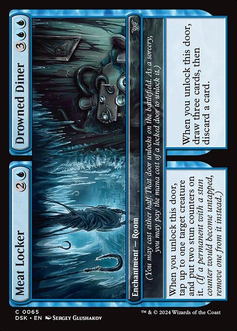 Magic the Gathering Card - Meat Locker // Drowned Diner - MTG Circle