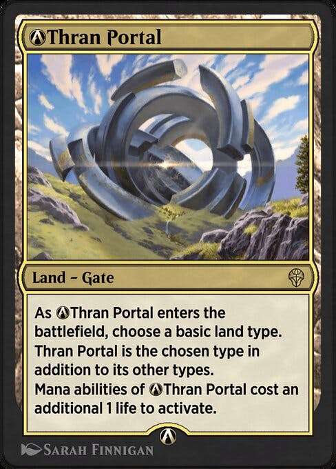 Magic the Gathering Card - A-Thran Portal - MTG Circle