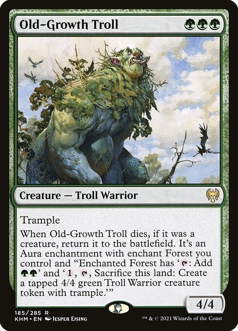 Magic the Gathering Card - Old-Growth Troll - MTG Circle