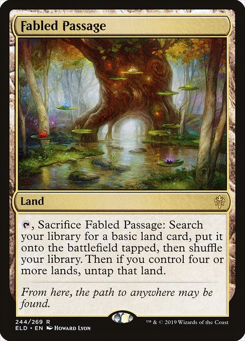 Magic the Gathering Card - Fabled Passage - MTG Circle