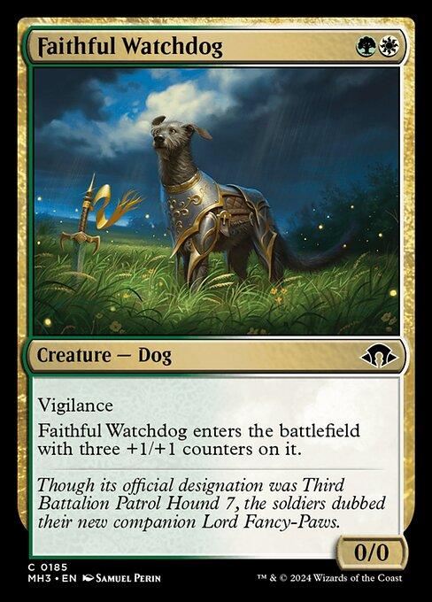 Magic the Gathering Card - Faithful Watchdog - MTG Circle