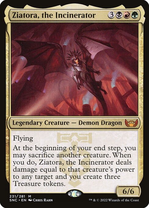 Magic the Gathering Card - Ziatora, the Incinerator - MTG Circle