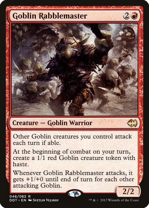 Magic the Gathering Card - Goblin Rabblemaster - MTG Circle