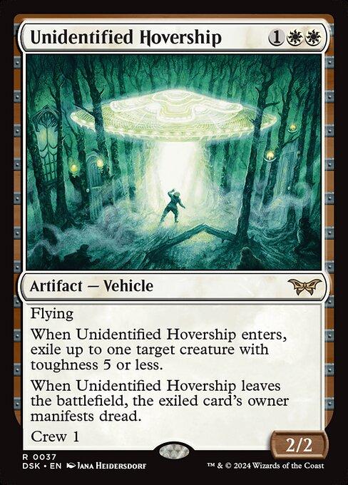 Magic the Gathering Card - Unidentified Hovership - MTG Circle