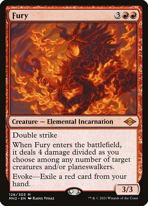 Magic the Gathering Card - Fury - MTG Circle