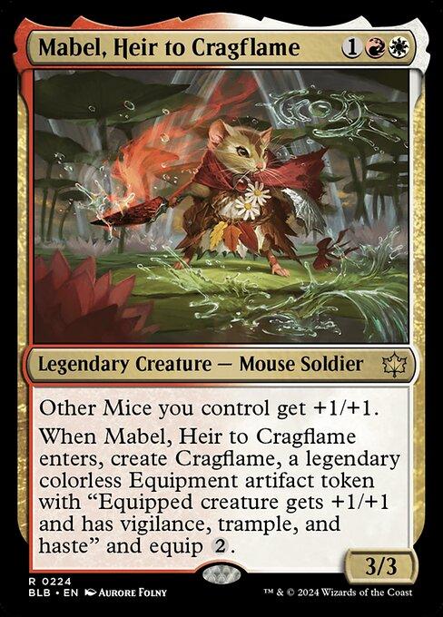 Magic the Gathering Card - Mabel, Heir to Cragflame - MTG Circle