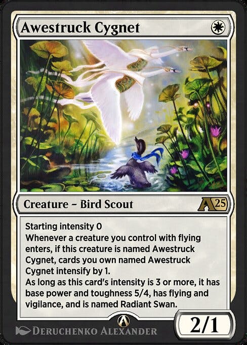 Magic the Gathering Card - Awestruck Cygnet - MTG Circle