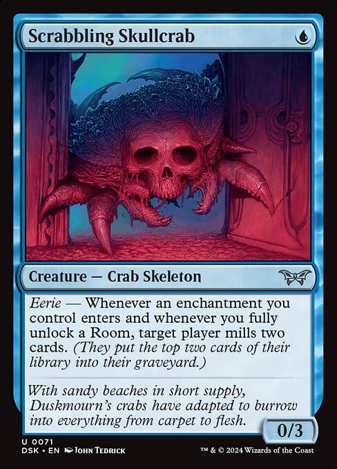 Magic the Gathering Card - Scrabbling Skullcrab - MTG Circle