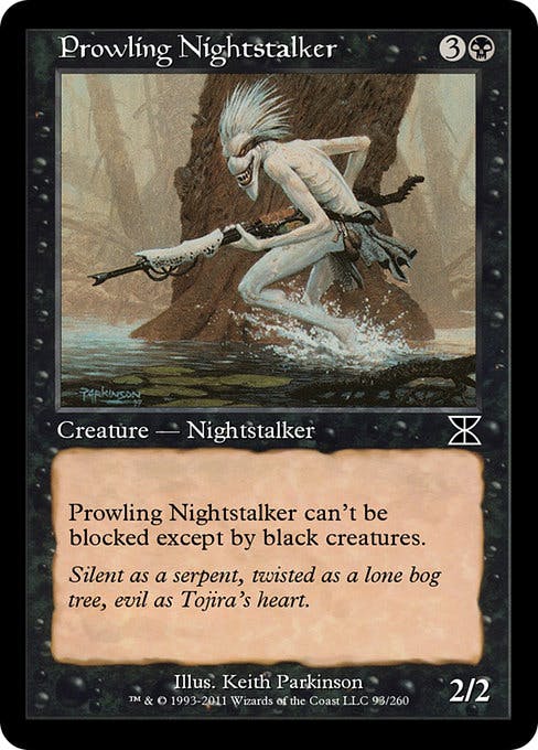 Magic the Gathering Card - Prowling Nightstalker - MTG Circle