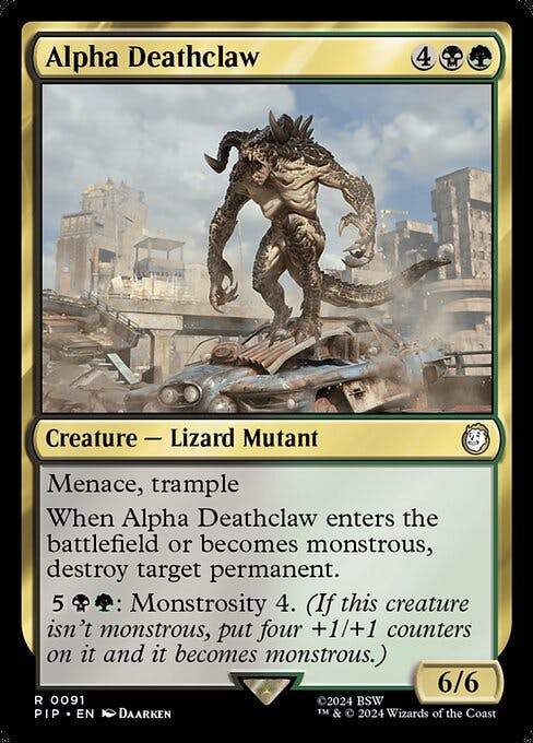 Magic the Gathering Card - Alpha Deathclaw - MTG Circle