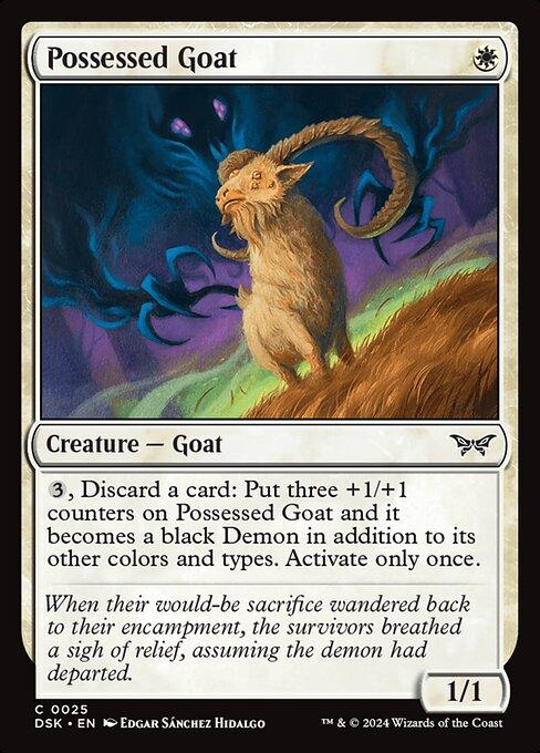 Magic the Gathering Card - Possessed Goat - MTG Circle