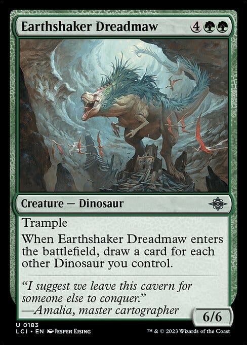 Magic the Gathering Card - Earthshaker Dreadmaw - MTG Circle