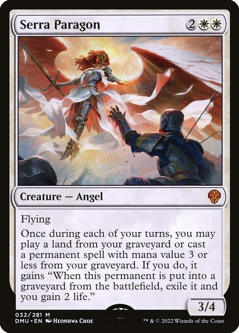 Magic the Gathering Card - Serra Paragon - MTG Circle