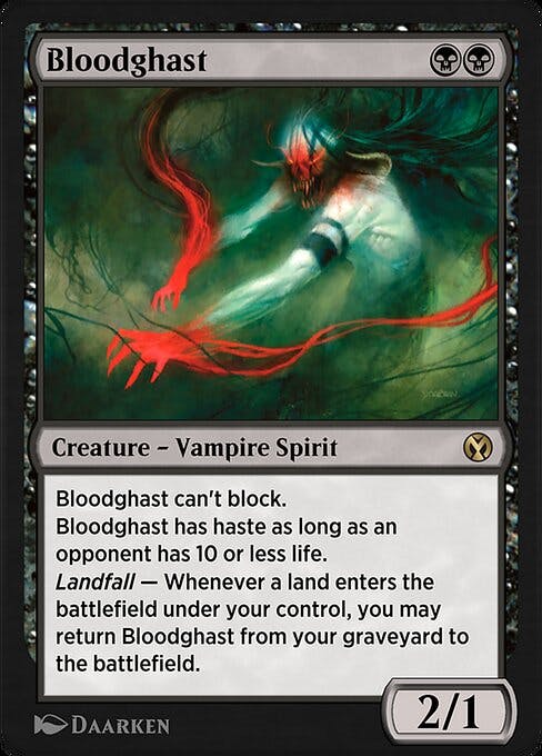 Magic the Gathering Card - Bloodghast - MTG Circle