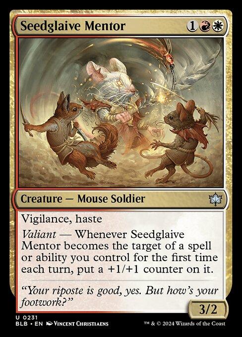 Magic the Gathering Card - Seedglaive Mentor - MTG Circle