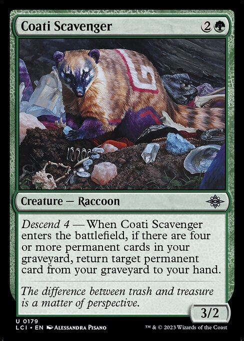 Magic the Gathering Card - Coati Scavenger - MTG Circle