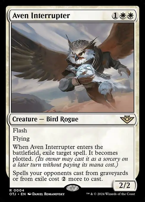 Magic the Gathering Card - Aven Interrupter - MTG Circle