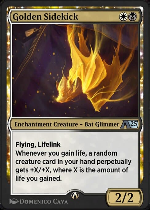 Magic the Gathering Card - Golden Sidekick - MTG Circle