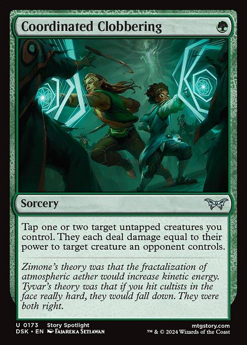 Magic the Gathering Card - Coordinated Clobbering - MTG Circle