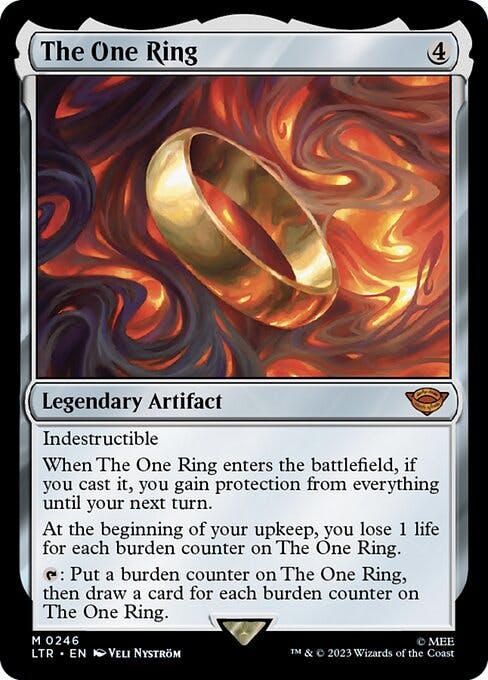 Magic the Gathering Card - The One Ring - MTG Circle