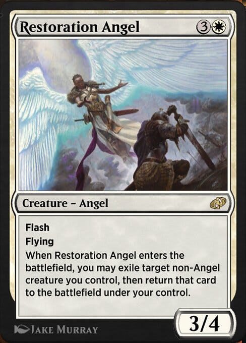 Magic the Gathering Card - Restoration Angel - MTG Circle