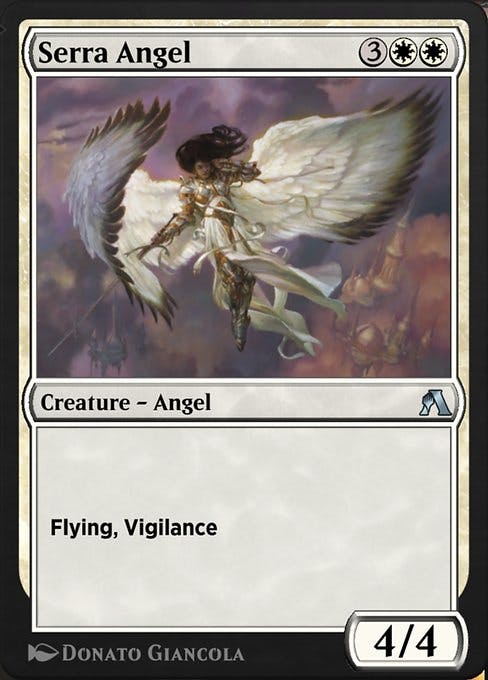 Magic the Gathering Card - Serra Angel - MTG Circle