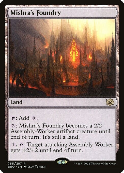 Magic the Gathering Card - Mishra's Foundry - MTG Circle