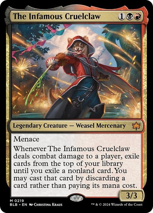 Magic the Gathering Card - The Infamous Cruelclaw - MTG Circle