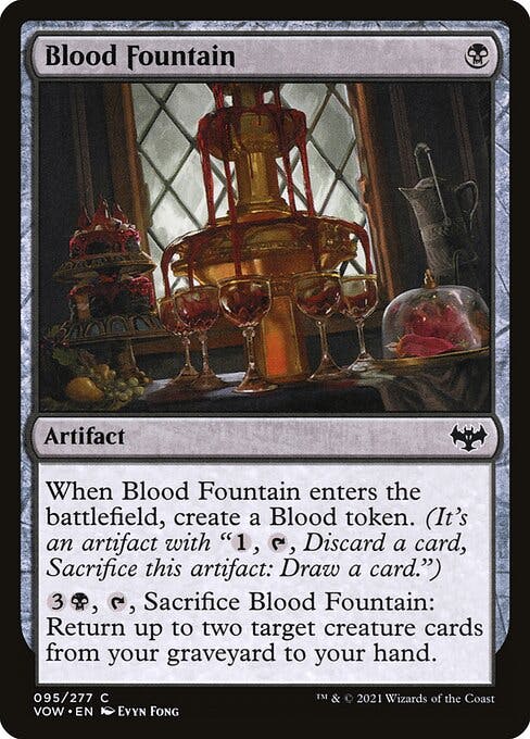 Magic the Gathering Card - Blood Fountain - MTG Circle