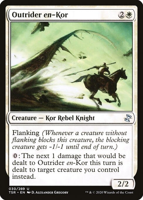 Magic the Gathering Card - Outrider en-Kor - MTG Circle