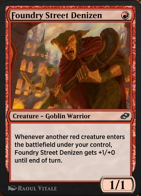 Magic the Gathering Card - Foundry Street Denizen - MTG Circle