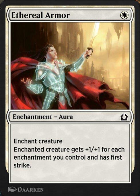 Magic the Gathering Card - Ethereal Armor - MTG Circle