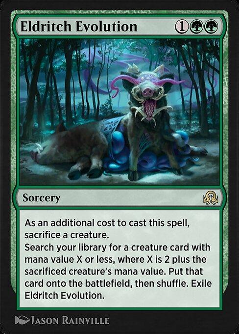 Magic the Gathering Card - Eldritch Evolution - MTG Circle