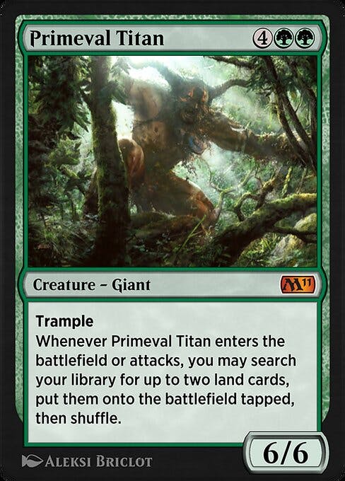 Magic the Gathering Card - Primeval Titan - MTG Circle