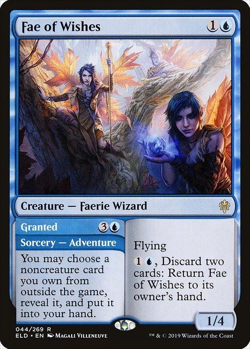 Magic the Gathering Card - Fae of Wishes // Granted - MTG Circle