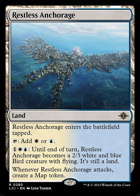 Magic the Gathering Card - Restless Anchorage - MTG Circle